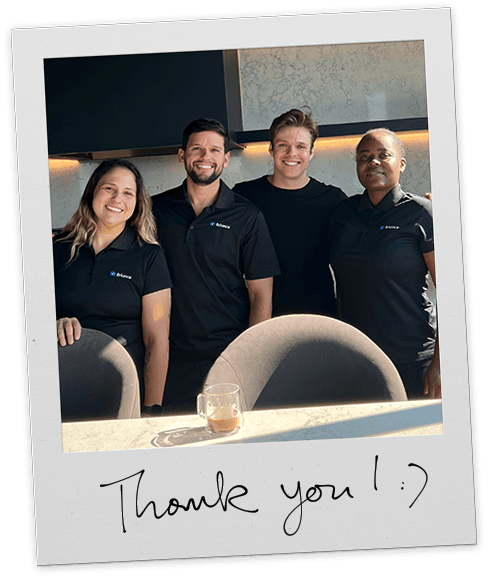 Briance team polaroid